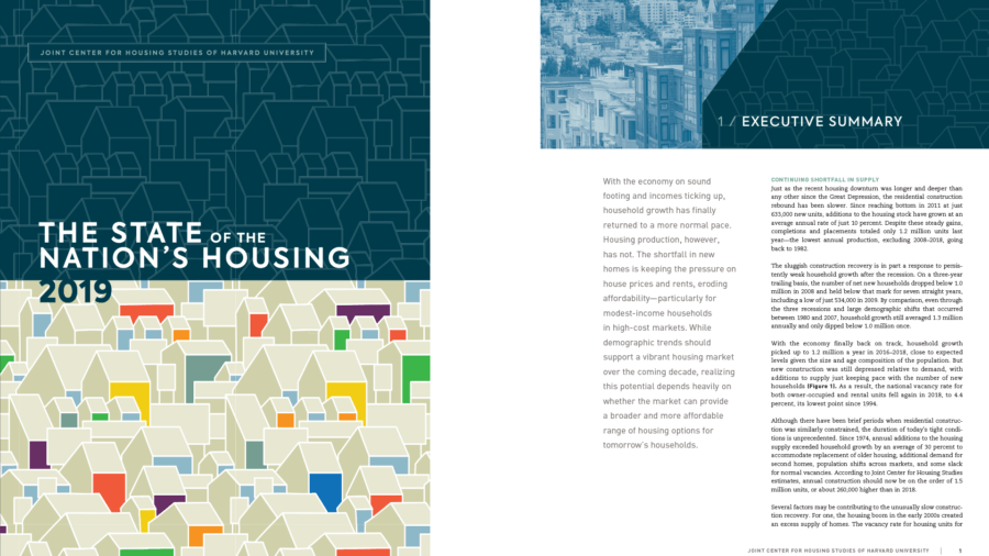State of the Nation's Housing 2019